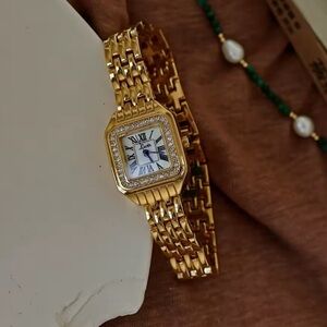 Panthere Classic Rectangle Stainless Steel Watch
Size adjustable